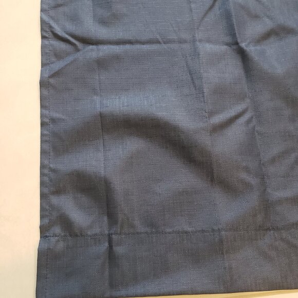 Blue blackout curtain panel 62 inches - Picture 2 of 4
